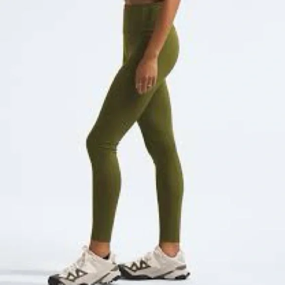 The North Face NWT Dune Sky Tights forest olive❤️🌺🧘‍♀️🌳 - Picture 2 of 10